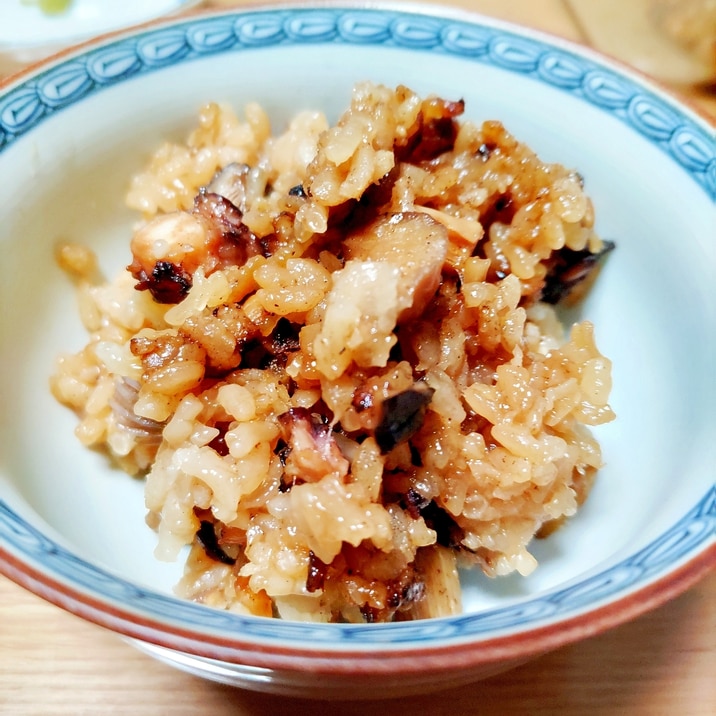 おせちの片付け中華おこわ